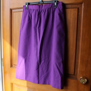 Purple MIDI Skirt